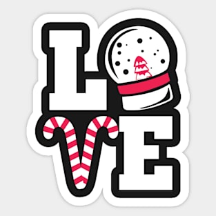 Love Christmas Sticker